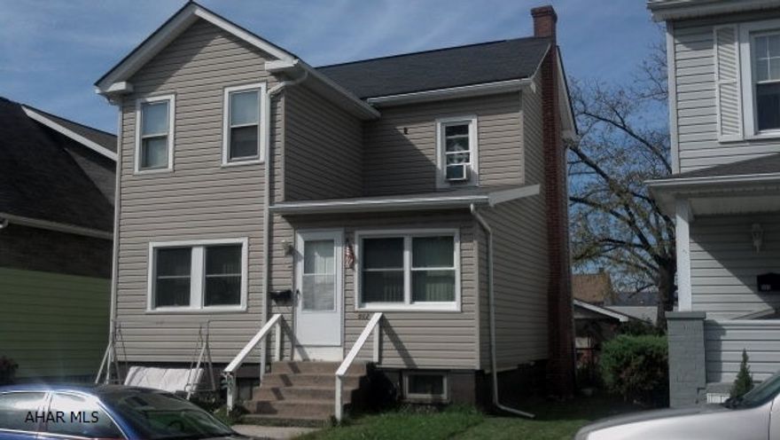 2 Story 3 bedroom home in a great Altoona neighborhood. Maintenance free vinyl siding basement finished with 3/4 bath ,fenced yard two car block garage.