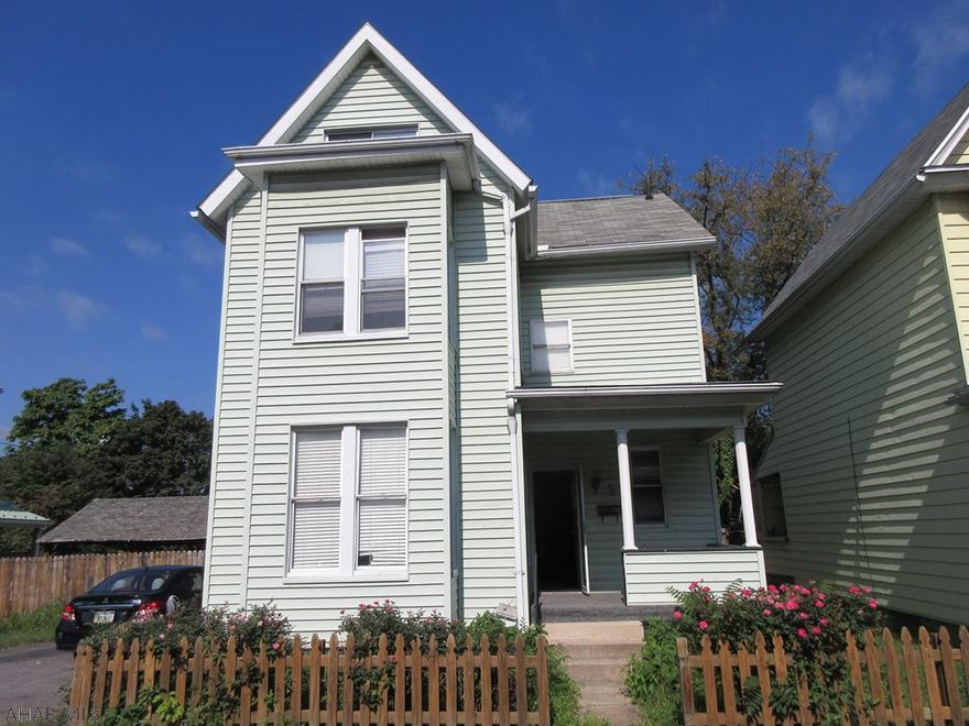 Large 2 story Altoona area home with large lot and off-street parking. Large kitchen with adjoining laundry and half bath. 3 bedrooms and loads of possibilities. AS-IS sale. Seller will make no reapirs.