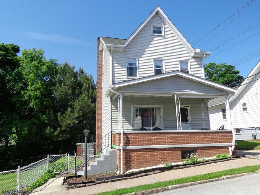 A perfectly lovely home in a great neighborhood.  This spacious home offers 3-4 Bedrooms, 1 Full Bath, 1 - 3/4 Bath, 2 Half Baths, Nice fenced in yard, 1st floor laundry and half bath off the eat in kitchen.  Attic could be used as a 4th bedroom by adding electric baseboard heat.  The bus stop is right at end of the block.