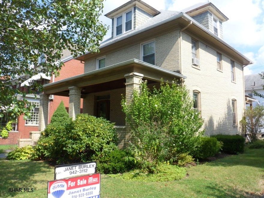 Charming Brick Home - 2725 Broad Ave. - First level owner - LR has cut glass windows and beautiful orginal hardwoods, open staircase with stained glass window, DR/BR pocket doors, bath, Eat-in-kitchen,covered deck,basement laundry, 1/2 bath and storage. Second level - private outside entrance side steps - same tenant for 9 years. LR, DR, Kitchen, BA, BR, Attic storage or 2nd BR. Newer gas hot water furnace, sewer line, some new windows, separate electric boxes. Lot 49.5 x 90 - 2 car garage.....$74,900 ML#34090       ****Could be converted to a 4-5 BR, 2.5 BA, single family home.****