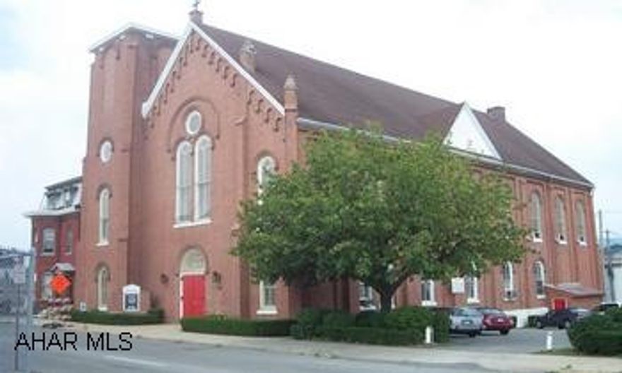 Historic church near the new Altoona Area Junior High School. Zoned neighborhood business - commercial. Call John 207-1250 for list of acceptable uses. Historic church near the new Altoona Area Junior High School. Zoned neighborhood business - commercial. Call John 207-1250 for list of acceptable uses.