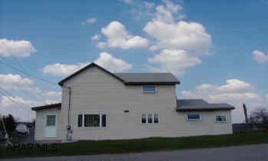 RT 22, Gallitzen exit, turn L to stop sign, dirctly across street o the right, tan house borders cemetary, include. refrig. stove (elect) washer, dryer, pool, garage. RT 22, Gallitzen exit, turn L to stop sign, directly across street to the right, tan house borders cemetary.  Included, refrig, stove (elec) washer, dryer, pool, garage.