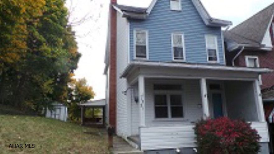 Sold As Is. No disclosures. Large kitchen. Main level laundry and bath. Second floor has 2 bedrooms and bath. 3rd floor finished for 3rd bedroom. Large covered deck. Double lot. No utilities on...bring flashlight.