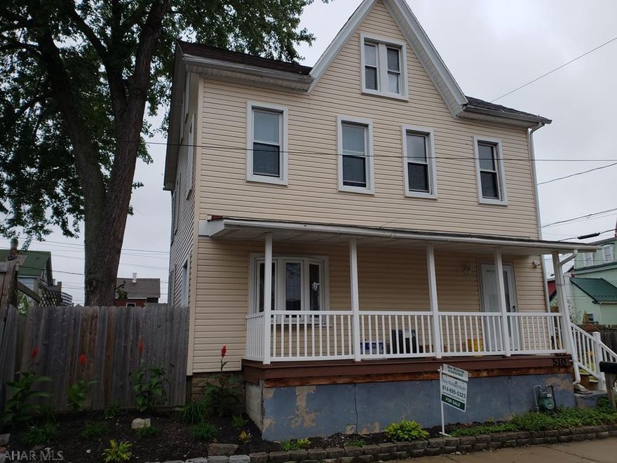 Why rent when you can own this move-in-ready home?  Features include new vinyl siding, windows, front porch, deck, paint, roof, and flooring.  Centrally located, this property has 3 bedrooms, with the option of a 4th bedroom or office in the attic.  The rooms are spacious and the entire property has been updated and priced to sell.  Please call the listing agent today to schedule your personal tour of this listing.