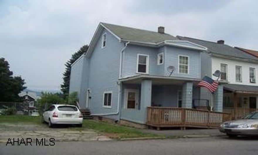Nice duplex with new siding, windows, flashing, gutters, and upstairs carpeting.  Both units have 1 bedroom and 1 bathroom.  The 2nd floor kitchen has updated kitchen cabinets.  This duplex could easily be converted to a single-family home.  Separate electric boxes; however, seller pays all utilities.