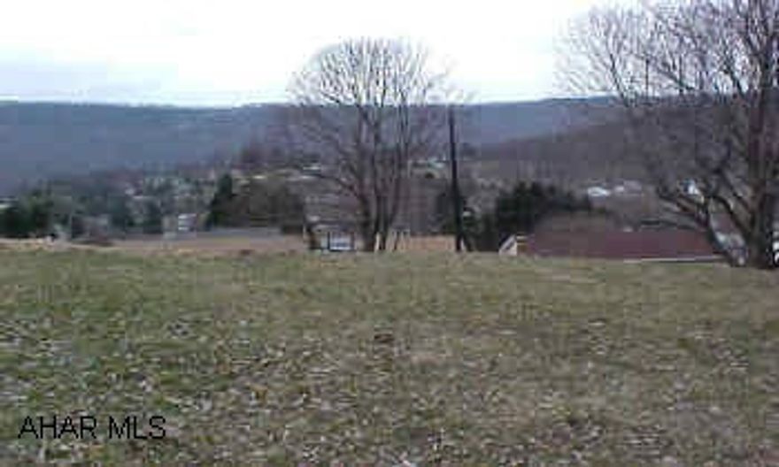 Building lot with water and sewer taps already in place. This is a nice quiet street in the Bedford Boro. Ready for your new home. This lot has a great view.  (PENDING - Contingent upon the sale of buyer's property).