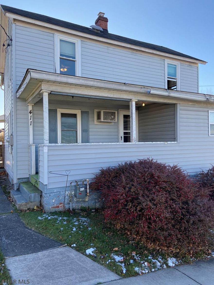 Cozy 3 bedroom, 2 bath, vinyl-sided home in the Boro.  Spacious living and dining rooms.  Kitchen is fully furnished.  Mostly newer carpet.  Tilt-in thermopane windows.  Spacious lot with several off street parking spaces.  Attic storage space.  Great starter home or home for an investor.