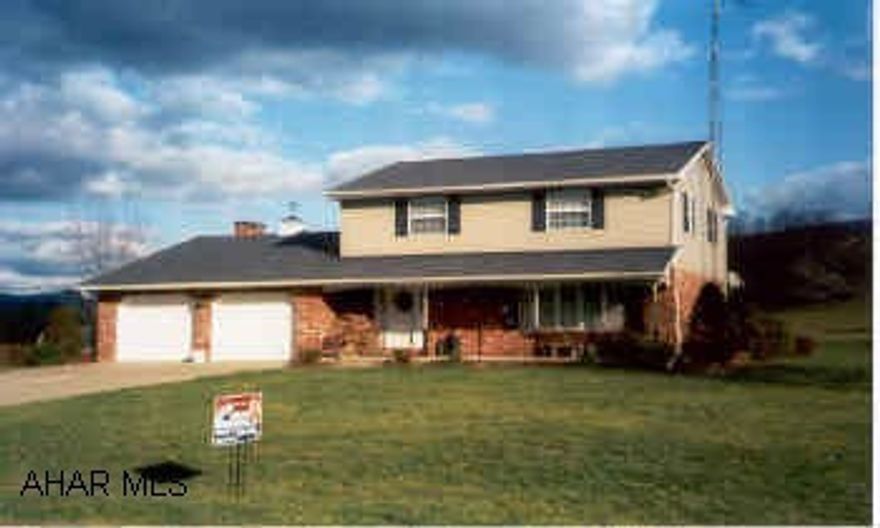 From Williamsburg on Clover Creek Rd. (3 miles on left) Nice house,  beautiful setting.# J-529  From Williamsburg on Clover Creek Rd. (3 miles on left). Nice house, beatiful setting. #J-529