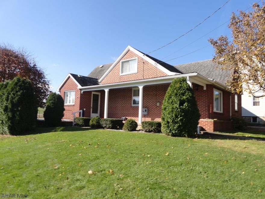 3-4 Bedroom Brick with 2 lots situated on country setting!  Good mechanics - just needs updated interior.
