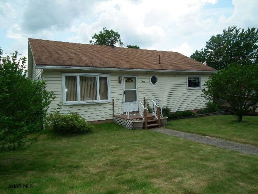 Well maintained 4 bedroom 1 story home on .3 acre lot.  Desirable area.  This home has a full basement partially finished with large spacious bedrooms including Master bedroom with Master bath.  Open floor plan in kitchen invites conversation from dining area.  Covered porch allows for summer evening enjoyment.  2 paved driveways allows optional entry from 1st floor to integral garage in back.  Newer Windows, central vac.  See Pictures