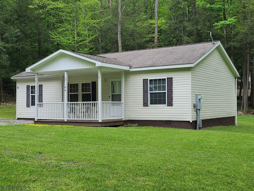 3 bedroom and 2 bathroom ranch home on 1 lot inside Glendale Yearound. Everything on 1 floor!!! No basement, there is only a crawlspace. Big front yard with a shed and patio fireplace in the back yard. Glendale Yearound is a gated community located minutes from Glendale Lake and Prince Gallitzin State Park. Community pool, basketball, tennis, and more.