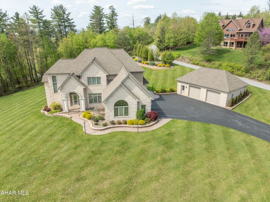 Are you looking for a once in a lifetime opportunity to own a prestigious home on Scenic Pine Drive?  Tucked away yet conveniently located with priceless views this all-brick custom designed home is situated on 1.21 acres.  Walk into the main level and you will be greeted by a pristine condition, an open floor plan and natural light.  The second floor boasts 3 bedrooms and 2 full baths.  Enter the primary bedroom through double doors and be in complete awe.  The finished walk out basement is perfect for entertaining and unlimited potential.  Qualified buyers schedule your private showing today!