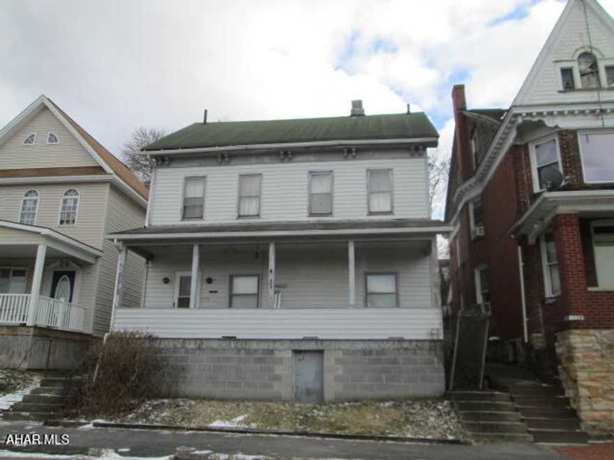 Good sized home can be purchased for owner occupancy, rental property or flip, you decide.   Property being purchased as is, all furnishings and items remaining in house will stay.  Seller will remove nothing remaining in the house.  House to be sold in its current As Is condition.  All utilities are on and operable as of the of listing.  Rolled roofing,