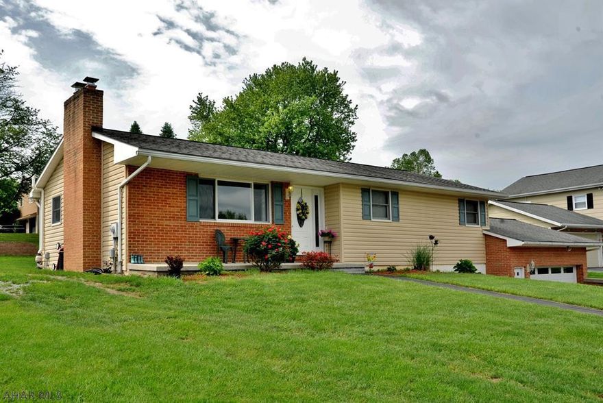 Dont miss this beautifully maintained 3-4 bedroom 1.75 bath home located on a quiet cul-de-sac in the desirable Penn Farms area. The living room features a gas fireplace w/a brick accent wall which makes it charming and inviting.  The kitchen has been completely upated with new flooring, elegant custom amish made cabinets, trim, & gorgeous granite countertops! The bath has also been updated with custom amish made cabinets and trim!  The finished basement features a family room, an office, a bath, and a bonus room perfect for a workshop! In addition to the two car attached garage, there is also RV parking on the side of the house with electric hookup!  If you are looking for 1st floor living w/many updates, this is the house for you! MOVE IN READY! (New furnace!! )