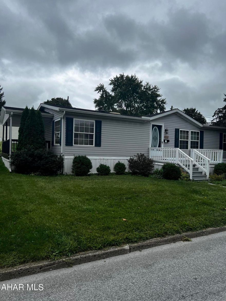 At Home in the Cove. 1 story living in the Martinsburg Mobile Home Community featuring 3 bed and 2 baths. The master suite features a garden style tub and step in shower. With off street parking and a utility shed, you have all you need for relaxed countryside living. Lot lease of $300/mo includes trash removal. Off street parking and utility shed. Call for your tour today!