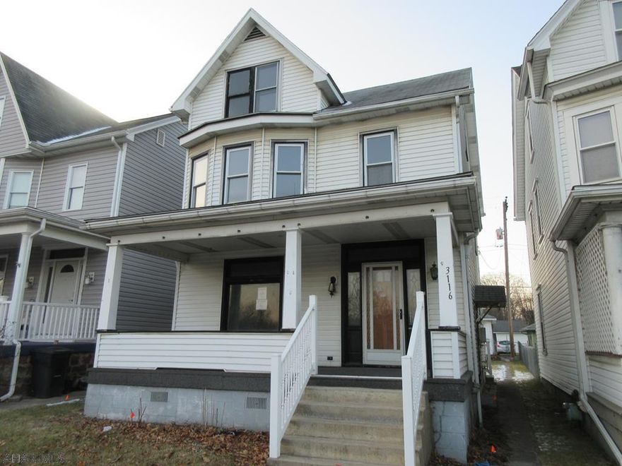 2.5 story home located in convenient Toytown - Broad Ave extension area. Formal living room with leaded glass window, formal dining room, first floor laundry and half bath plus finished attic. 2 car detached garage with fenced yard. Updated circuit breakers and furnace. Property sold AS-IS. Seller will make no repairs. Offers must be submitted through HUD-approved broker. Buyer pays both transfer taxes. Exclusive Agency. Equal Housing Opportunity. Marketed by Olympus AMS. www.olympusams-re.com. www.HUDHomestore.com.