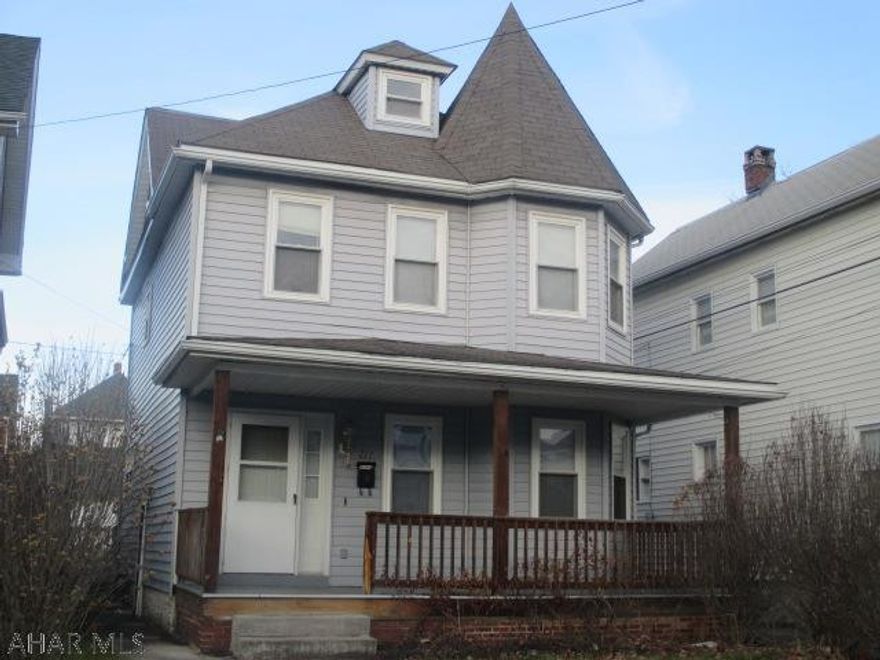 Juniata vinyl 2.5 story. Nice sized home with updated kitchen, bath, laminate flooring, thermo windows, circuit breakers and more. Needs some TLC, but pretty good condition overall. AS-IS sale. Seller will make no repairs.