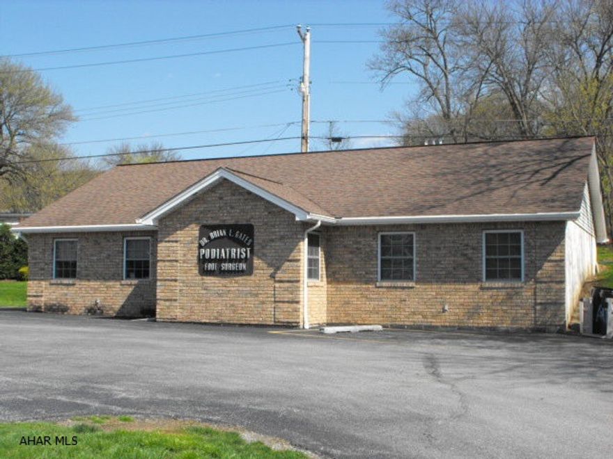 There is a Deed Restriction prohibiting all activities directly or indirectly related to the sale or provision of securities, insurance, investment manager services & banking services.  Parking lot & maintenance of lot are shared with neighbor. Well maintained office building with 2 rest rooms, a reception area, 4 private offices, a break room and one open office area.  All handicap accessible.