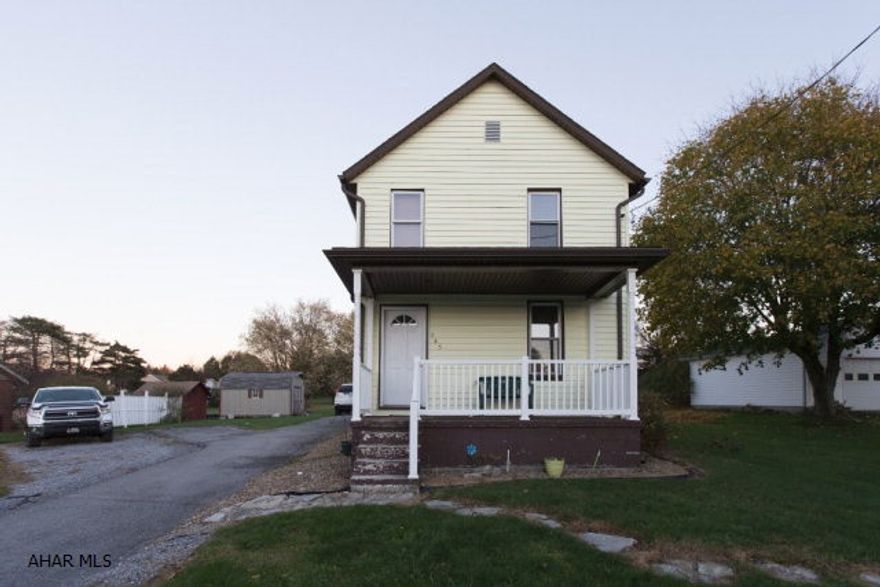 Here is your chance to own a move in ready home with a very large, level, and beautiful lot.  Just over half an acre.  This property has a large storage shed for your equipment and a large private driveway for added convenience.  An over sized eat in kitchen with gorgeous oak cabinets, a first floor laundry, and a spacious living room add to the charm of this lovely home.  This home also features a covered front porch and a rear deck.  This home is an incredible value and the large lot gives even more bonus potential.  Please contact the listing agent for your private showing of the property today!