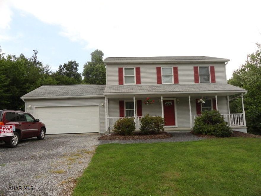 Country living at it's best! 2 Story home on 2 partially wooded acres. Two large rooms recently finished in basement with porcelain tile floors. New 14 x 17' deck on rear of house. 14 X 20' utility shed. Two heat sources include electric baseboard heat on first and second floor and oil forced air with humidifier and duct work to basement and first floor. One owner home. Northern Bedford School District.