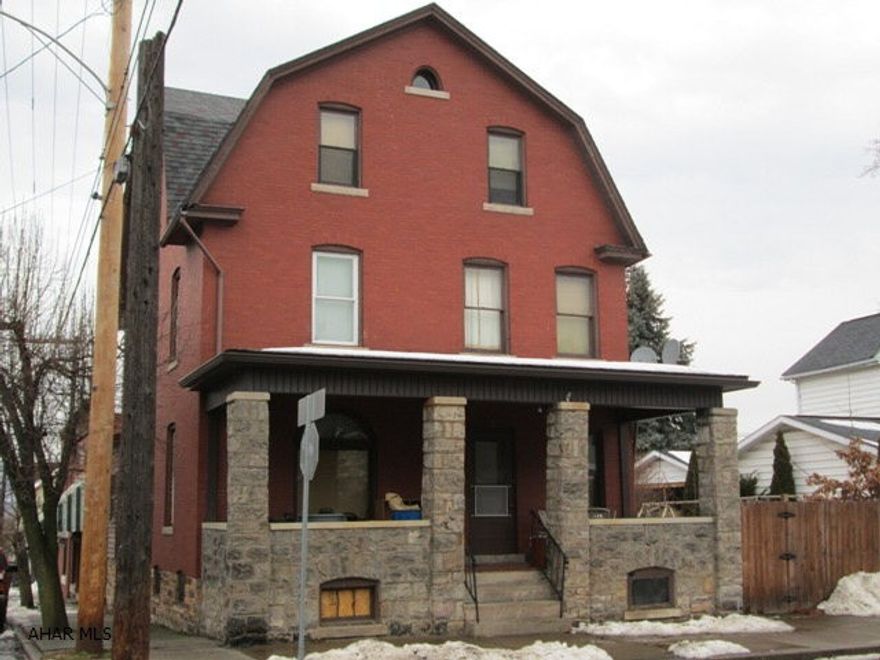 All brick six bedroom on corner lot. Currently used as a rental. Solid house, needs TLC. Sold As Is. Subject to bankruptcy approval.