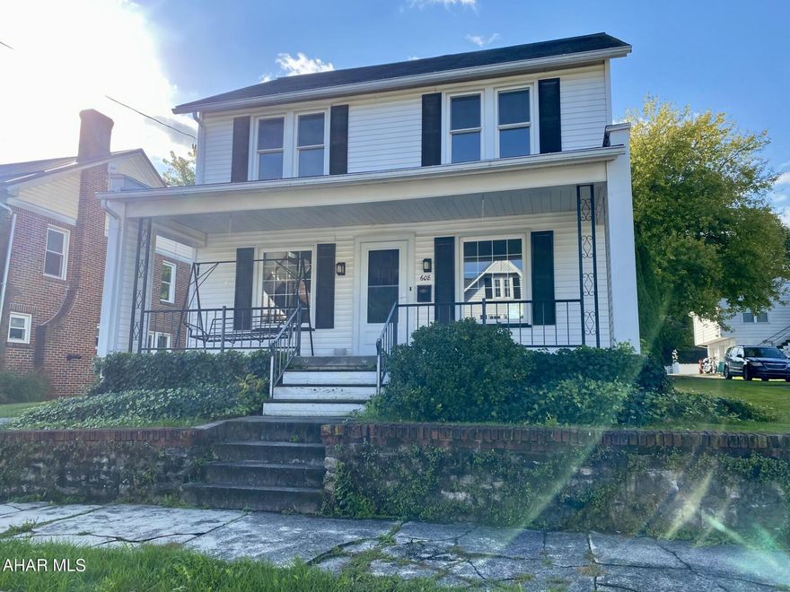 OIL TANKS FULL OF FUEL!!!!!Located on a flat lot in the Borough of Roaring Spring this 3 bedroom 1 full bath home has much to be desired.  The first and second floor feature newer flooring, windows, and fixtures with natural light.  With new mechanics a home like this is waiting for your finishing touches.  The rear has a 2 car detached garage with woodshop and parking.