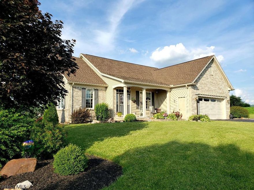 Beautiful 1-story 3BR 2BA home w/granite counters, vaulted ceiling, marble front gas fireplace, open floor plan, kitchen w/island bar, 2 walk-in showers, 2-car garage, & brick paver patio in a 55+ land lease community.   Land lease transfer fee to be $35,000 per Village - buyer to verify.  Seller is willing to pay $35,000 land lease transfer fee (as permitted by Developer) OR WILL TAKE $35,000 OFF PURCHASE PRICE!  Sale contingent upon buyer being approved by Developer. Property subject to restrictions and covenants. (Some restrictions inc: Both residents must be 55 or older, no permanent dependents, residential use, no more than 50% of the purchase price may be mortgaged - Questions to be directed to the Village.)  Mo Service Fee $505/mo. See agent for items that did not fit in mls.  J475