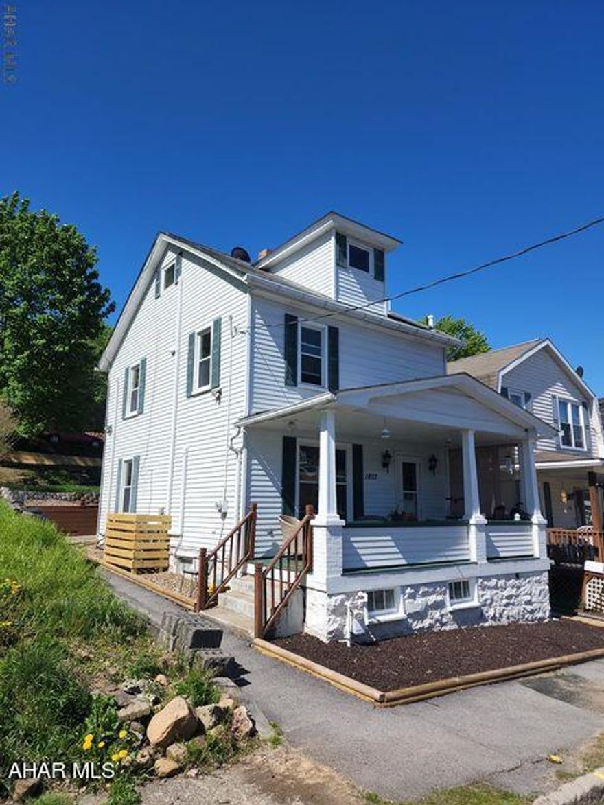 Fairview Area Family Home with tons of charm. The 3rd floor is fully finished for a play room or a 4th bedroom with newly added heat/cooling source. New heating/cooling added throughout, stainless steel appliances, and wood cabinets with trim make you feel right at home.
