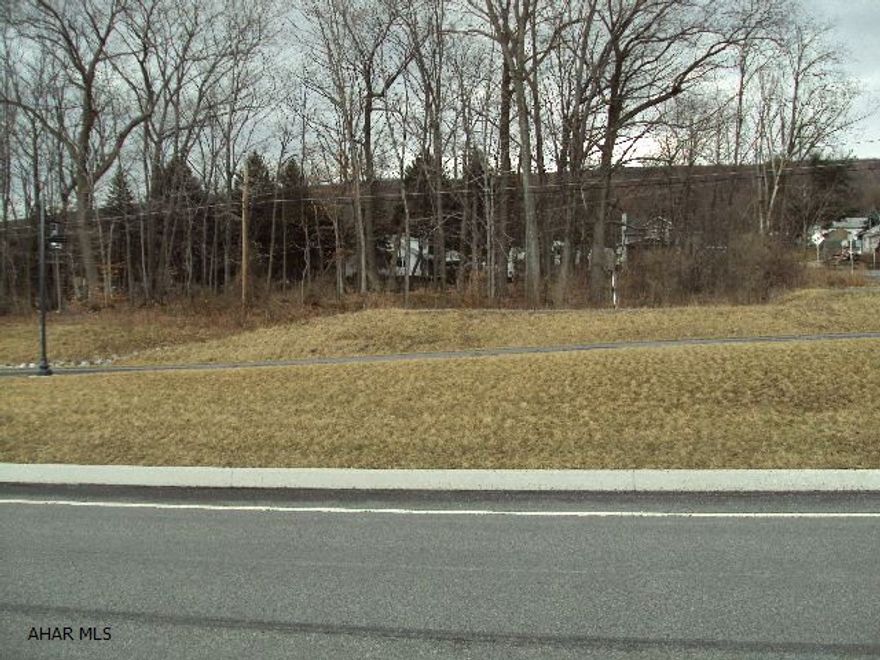 Across Park Ave. from ball park, wooded lot, utilities available. Zoned business.