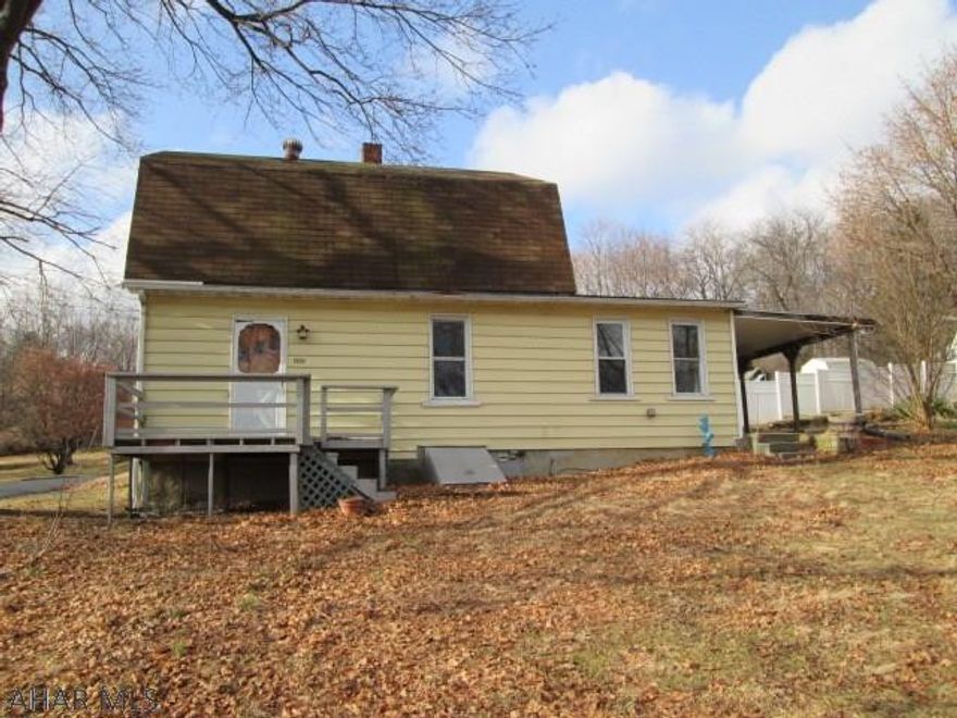 Fixer upper in Altoona!  Large eat-in kitchen. Bonus room on main level could be a third bedroom.  Maintenance free vinyl siding, patio, and off-street parking.  Home sits on a huge city lot!  Property being sold AS-IS.  Seller will make no repairs.