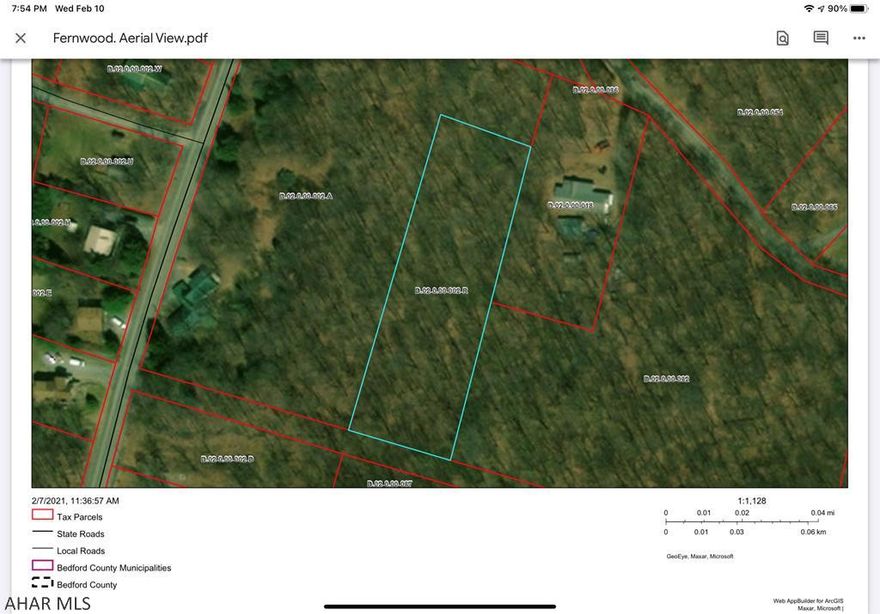 If you have ever dreamed of owning a ski chalet or mountain top home on one of the highest mountains in Pennsylvanica, this lot may provide the perfect spot.  The Blue Knob All Seasons Resort is located within a couple of miles of this home and is the highest altitude resort in Pennsylvania.  Additional acreage is available.