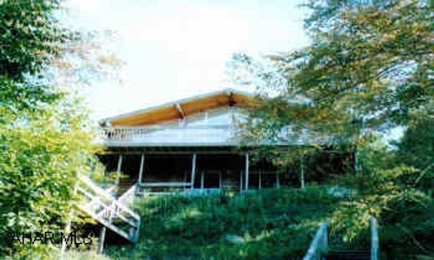 Located at Blue Knob 4 Season Resort.  What a view...lovely cedar home-Assoc. Dues $125/yr includes trash, road maintenance, use of pools and  tennis courts.