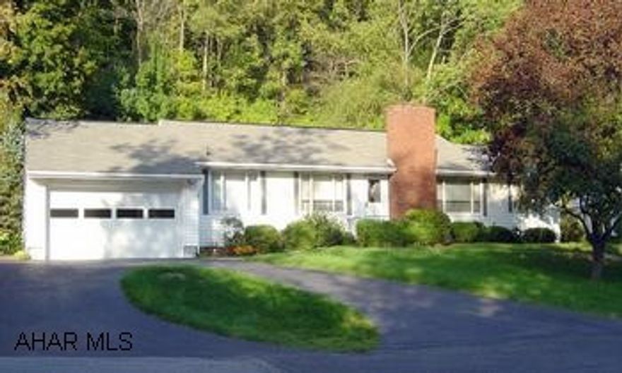 Nature at you doorstep- RD4, Box 814 Logandale Dr.-Juniata Gap- Campus Area- Outstanding Rancher- Totally remodeled with 3 BA, 2BR, den can easily be converted to 3rd BR, spacious LR/brick FP, F/DR, E-I kitchen, appliances, hardwood/carpet, ample closets, CA, cov/porch, 2/ C gar with pull down steps to storage, RV parking pad, horseshoe driveway.  Lot 102x170....$178,900