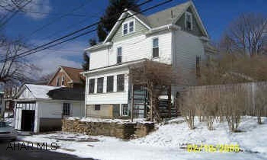 2 story vinyl sided, original structure and appeal, large rooms, 9 ft. ceilings