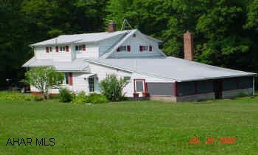 2 story on 8.5 acres.