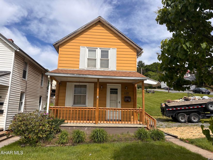Come check out this 3-bedroom, 1-bath home (two bedrooms are captive). The main level features new flooring and new drywall ceilings between the kitchen and living room, giving the space a fresh feel.

The kitchen includes a newer refrigerator and dishwasher, and the washer and dryer are included (all appliances are as-is.) Upstairs, you'll find a bathroom with a new sink and toilet. Mechanicals are taken care of too, with a newer furnace and newer hot water tank already in place.

Enjoy outdoor living on the welcoming front porch or relax on the private screened-in back porch. This property also includes a second 50 ft lot in the side, offering extra space for future possibilities. A driveway with ample parking completes the package.

Second vacant parcel is being transferred for $1 with a quitclaim deed and the sellers are not guaranteeing a title.

Buyer and buyers agent to verify sq ft and taxes.

(siding is color lock)