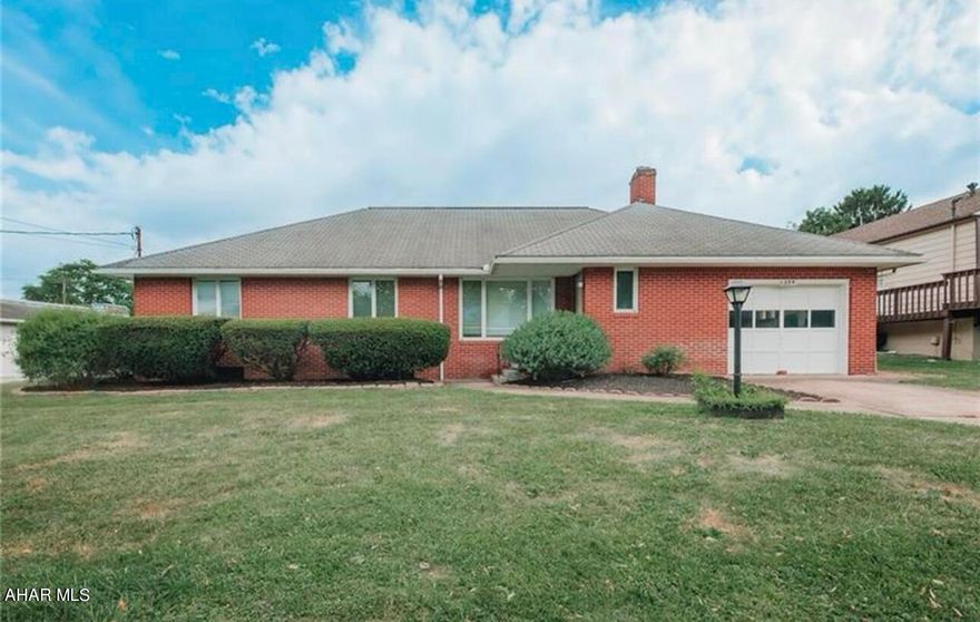 Nicely remodeled brick ranch home.