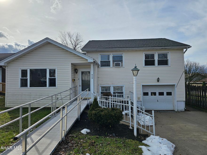 3 bedroom Split level home in a beautiful neighborhood with large fenced yard. Large living room with big fireplace, Garage and dining room. Needs some TLC. sold as-is.