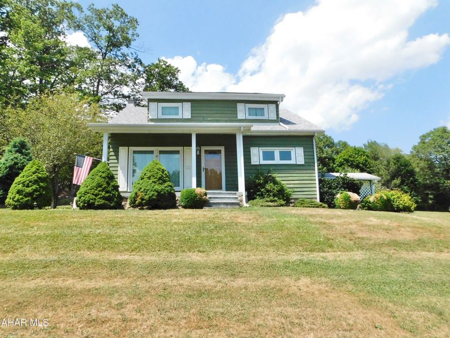 This well kept home sits on a full acre and offers newer roof and rear patio as well as amish built kitchen and a first floor bedroom and bath. Very good bones just needs your touches! The C/A is great for this hot summer days! Large shed and so much potential.