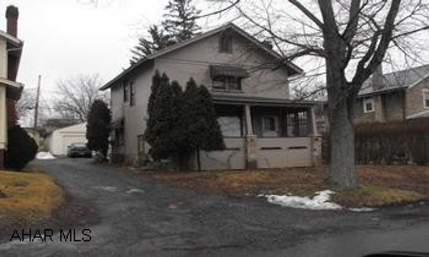 3BR home on double fenced  lot.  Oversized one-car detached garage.  Gas fireplace in living room.  Central air.  Needs work.  Agents - this is a shared driveway - please don't park on other side when showing.