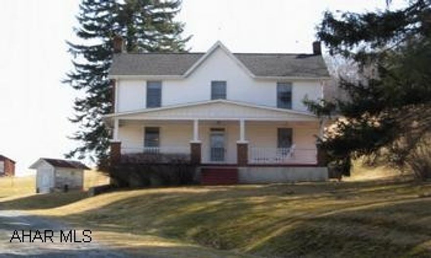 2-Story Farmhouse with 127 acres and outstanding view. 2-Story refurbished farm house with 127 acres and outstanding view. Barn and other outbuildings. Pasture has 17 acres with 7-8 acres with high tensile fence. Log on to www.blueknobfarm.com.