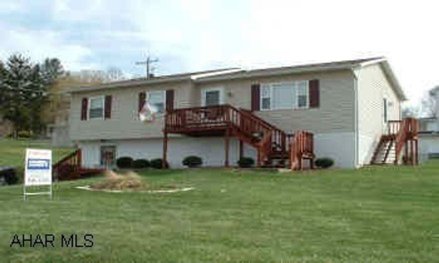 PRICE REDUCED!  GREAT 3 BEDROOM, 2 BATH RAISED RANCH ON LARGE 110X120 LOT. NEW CARPET IN LIVING ROOM & HALLWAY.  NICE SETTING.  COMES WITH HOT TUB, POOL TABLE  AND STOVE.  FENCED YARD.  DECK.  C/A.  DON'T WAIT! DO NOT LET THE CATS OR DOG OUT.  ASK FOR JOHN DAVIDHIZAR.