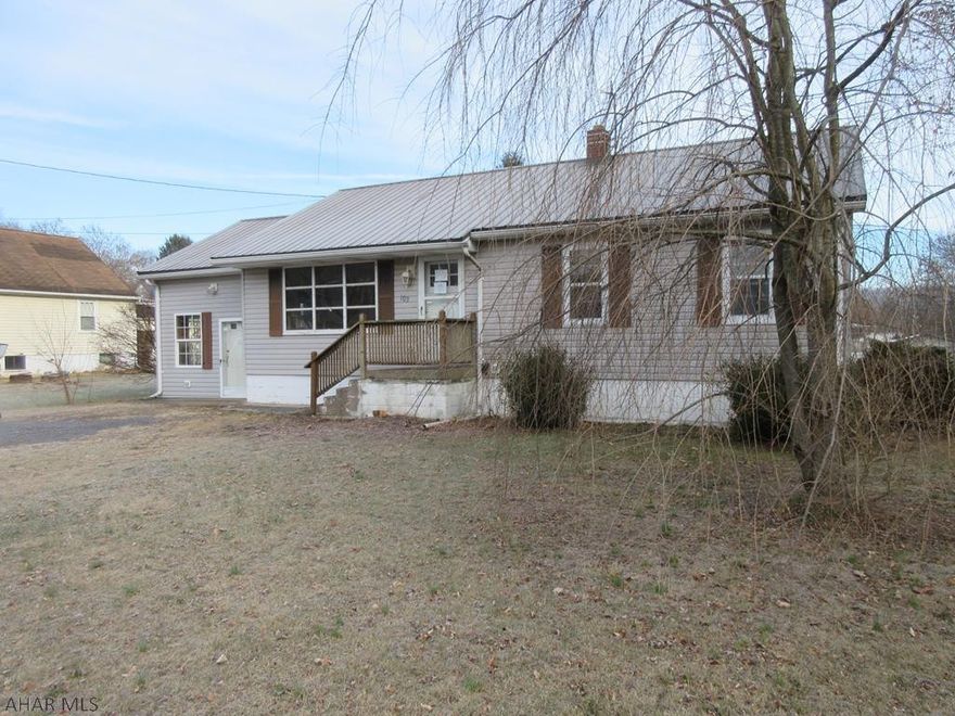Bedford area 1 story on nice, level lot. Large formal living room, kitchen with adjoining eating area, 3 bedroom, 1 bath all on first floor. Attached garage converted to family room, but could be converted back. Semi-finished basement, above ground pool with deck, storage shed and more! Asset built prior to 1978 lead based paint potentially exists. May qualify for seller financing (Vendee). Buyer pays both transfer taxes.
