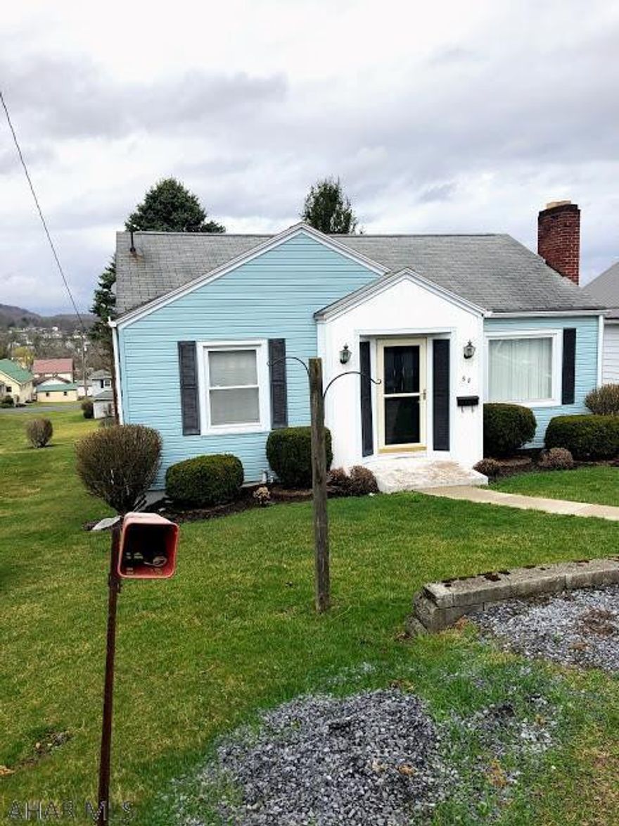 Are you a first time home owner or someone looking to downsize? This charming 2 bedroom home is a must see. It features an eat in country Kitchen, beautiful Living Room with a fireplace, a nice basement room that could be used as a family room with a walk out area that leads to the back patio, deck, & yard. There is an extra room in the basement for storage & a room for your laundry area. The attic features walk up access and tons of storage. You can enjoy a nice cup of coffee on the back covered porch and deck area. This is truly a charming home and a must see.