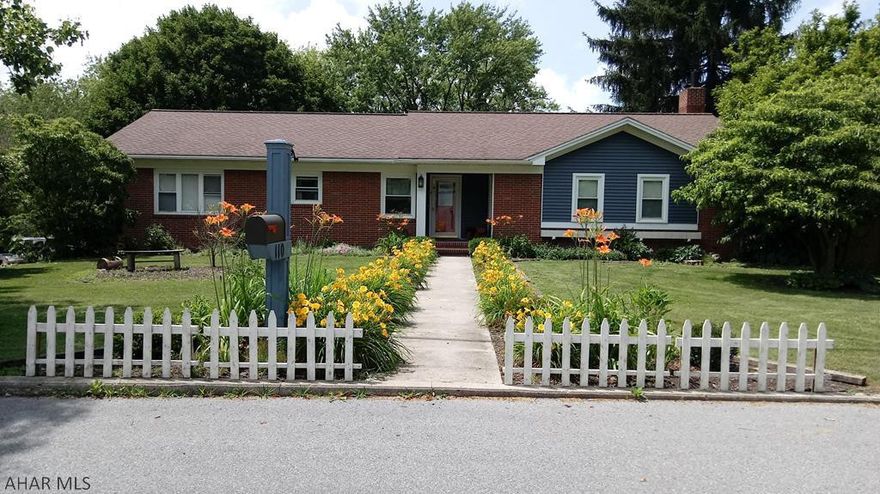 Lovely 4 BR, 2 BA brick ranch in Meadowbrook overlooking Shober's Run Creek. Move in ready! Spacious layout with finished basement including family room with bay window and game room or possible 5th bedroom. Private drive and attached 2 car garage. Close to all amenities. Central Air installed June 2019.