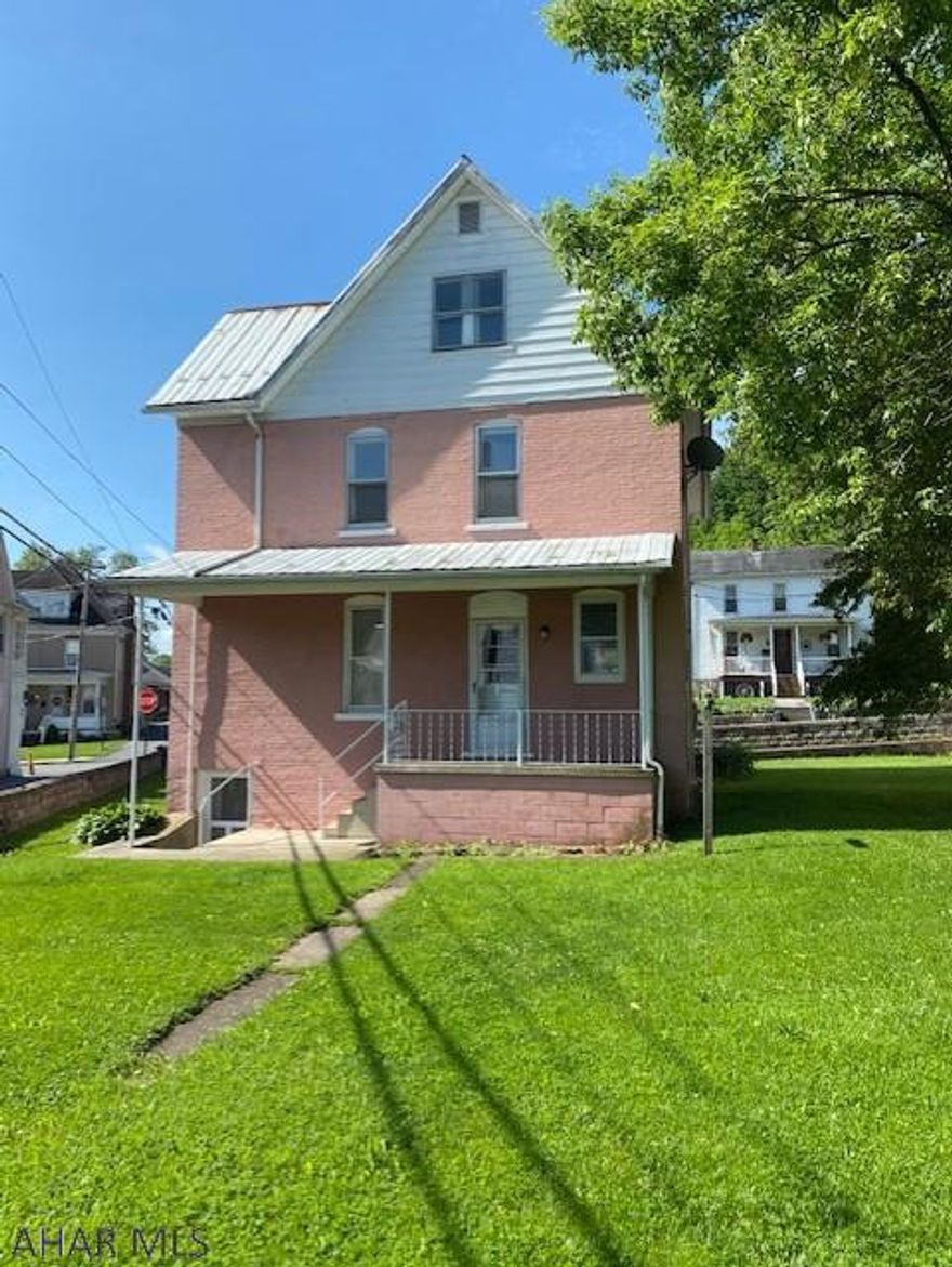 Well maintained two unit brick apartment building. This could easily be turned back into a single family home. Downstairs apartment has 1 bed, 1 full bath. Freshly painted, stove and refrigerator. Upstairs apartment is a 1 bed, 1 full bath. This apartment is in the process of being repainted and new carpet. Tons of potential if made back into a single family home or great buy for an investor.