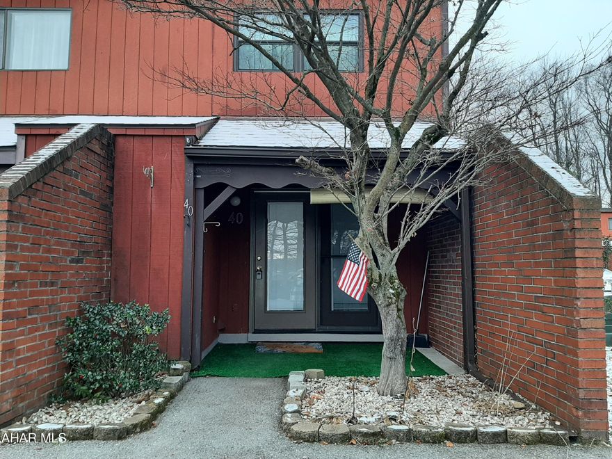 Welcome to this beautifully maintained unit at Mt. View Villas. Updated windows and doors, newer carpet and luxury vinyl flooring. Updated bathroom and kitchen. Mini splits for heat and A/C. This unit backs up to the woods for privacy and seclusion on your back patio or balcony. This one is move in ready! Call for your tour today!!