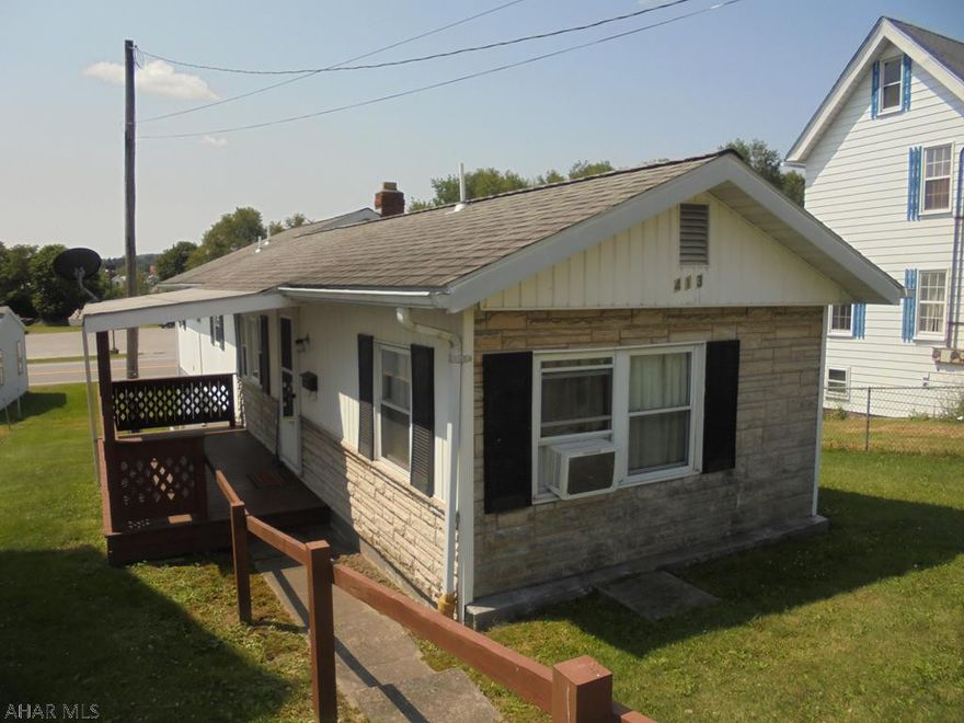 Patton- Two bedroom, 1 bath mobile home on nice level lot. Full, unfinished basement. First floor laundry. Oil, forced air heat.  Large side porch. Conveniently located. Priced to sell at $37,900.