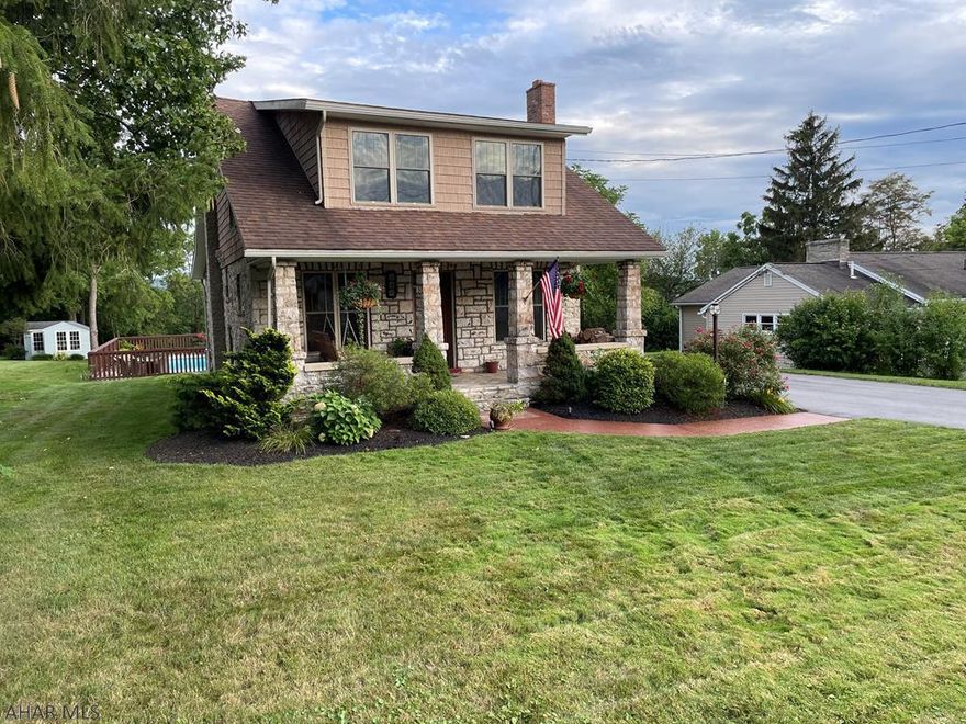 Immaculate 2 story stone house in a desirable neighborhood near Blairmont Country Club! This home has 3 bedrooms and 1 bath and has been completely remodeled within the last nine years. This home features beautiful hardwood and ceramic tile floors, wood burning fireplace and eat-in kitchen. Summer days you can enjoy the in-ground salt water heated pool surrounded by stamped concrete. In the evenings, sit around the custom made fire pit under a pergola or enjoy the screened-in porch. This is a must see! Call to make your appointment today! Agent is related to seller.