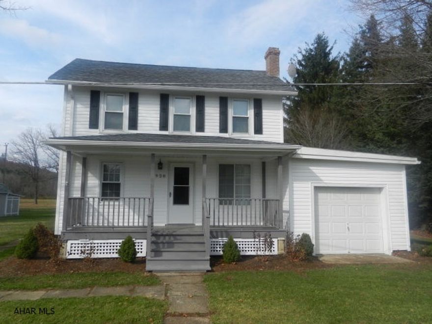 Lovely home located on 7.5 acres very near state game lands at Prince Gallitzin State Park. This area is often visited for hunting, boating, fishing, canoeing/kayaking, hiking and mountain biking. This home isn't too far from Rock Run Recreation area for those who like to ride ATVs. The home has recently been updated with a new roof, newer windows, vinyl siding, updated bathroom and now has public water and sewer. 1 car attached garage and three large outbuildings which could be used as garage space as well. One shed even has a bunk house in back for those visiting hunters. Picnic pavilion in back is great for entertaining. There is even a bonus room on the first floor in addition to the living room, dining room, and kitchen for added living space.